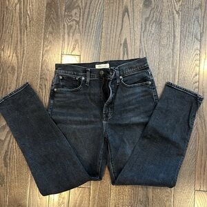 Madewell High Rise Black Jeans Classic Style